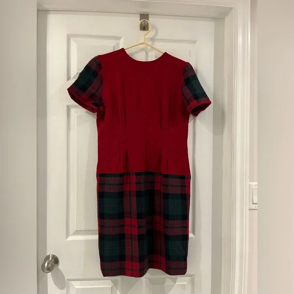 Vintage Mario Serrani Plaid Women's Jacket and Dress Set- 100% wool - Picture 3 of 5